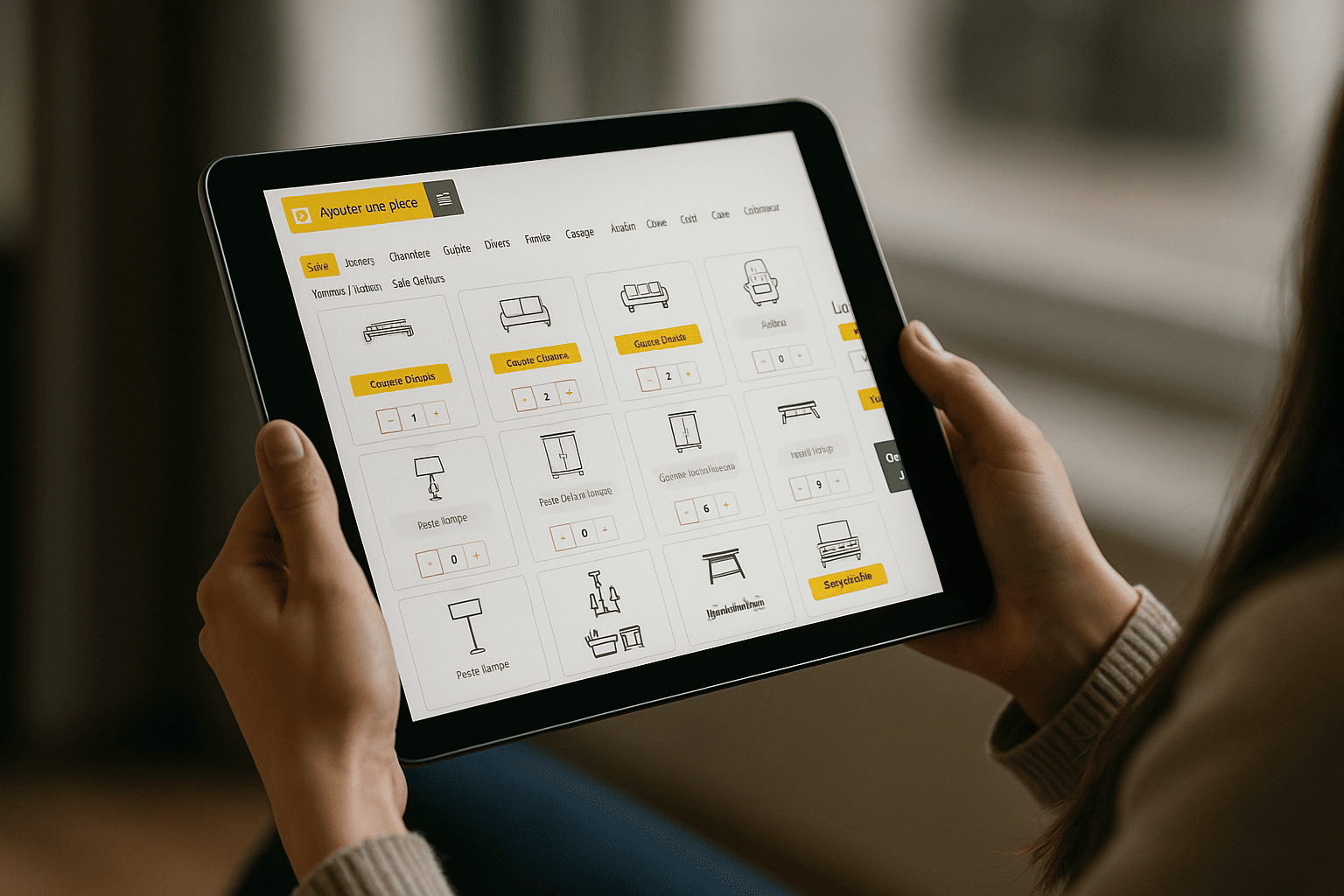 Illustration calculateur de volume